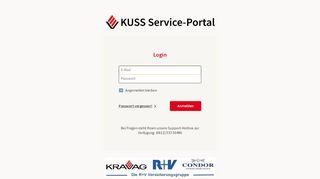 
                            4. Login | KUSS Service-Portal