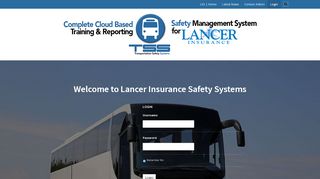 
                            3. Login – Lancer Insurance Safety Systems
