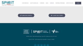 
                            3. Login Landing » Spirit HR