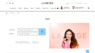 
                            7. Login | LANEIGE MY