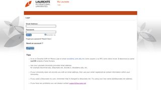 
                            8. Login - Laureate International Universities