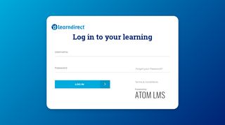 
                            2. Login - learndirect.atomlms.co.uk