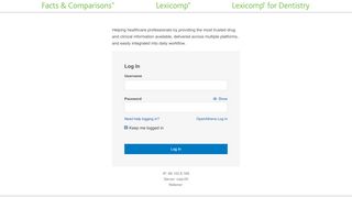 
                            2. Login - Lexicomp - Clinical Drug Information