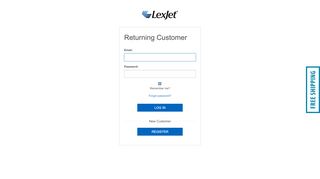 
                            9. Login- LexJet - Inkjet Printers, Media, Ink Cartridges and More