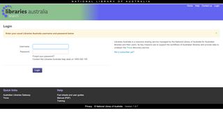 
                            8. Login - Libraries Australia Search
