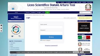 
                            2. Login | Liceo Scientifico Statale Arturo Tosi