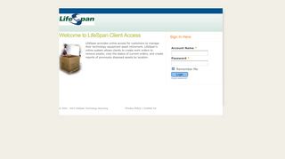 
                            9. Login | LifeSpan Extranet