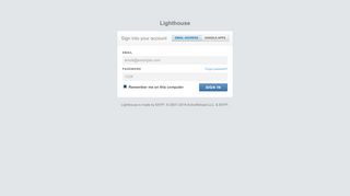 
                            2. Login - Lighthouse