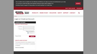 
                            6. Login | Lincoln Electric