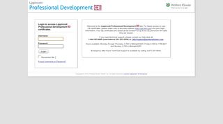 
                            4. Login - Lippincott Professional Development CE