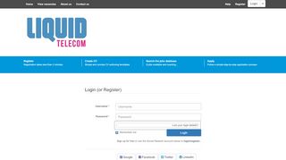 
                            4. Login | Liquid Telecom