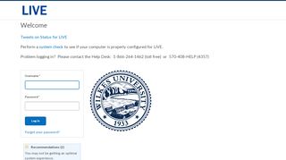 
                            1. Login - L.I.V.E. - Wilkes University