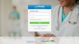 
                            9. Login - LiveHealth Online