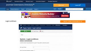 
                            2. Login LockDown, by foobla - Joomla Extension Directory