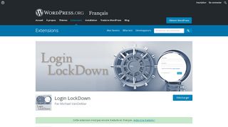 
                            3. Login LockDown – Extension WordPress | WordPress.org