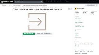 
                            7. Login, login arrow, login button, login sign, web …