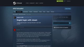 
                            6. [login] login with steam :: APB Reloaded General Discussions