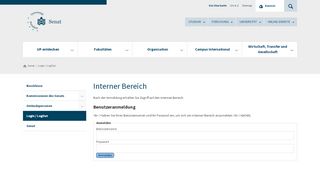 
                            9. LogIn / LogOut - Senat - Universität Potsdam