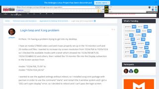
                            6. Login loop and X.org problem | Antergos Community Forum