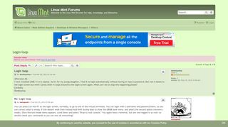 
                            8. Login loop - Linux Mint Forums