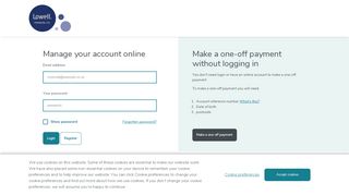 
                            6. Login - Lowell Payment Portal