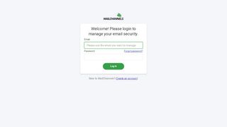 
                            2. Login | MailChannels Domain Console