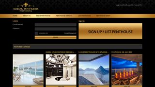 
                            3. Login | Majestic Penthouses International