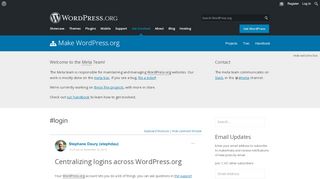 
                            2. login – Make WordPress.org