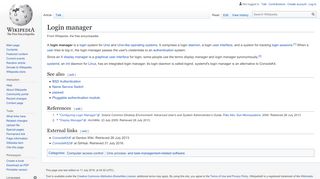 
                            7. Login manager - Wikipedia