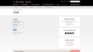 
                            5. Login | Mary Kay Newsroom