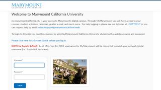 
                            11. Login - Marymount California University