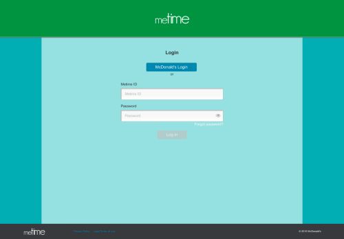 
                            9. Login | McDonald's - metime Media