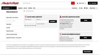 
                            9. Login - Mein Kundenkonto - MediaMarkt