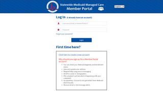 
                            1. Login - Member Portal