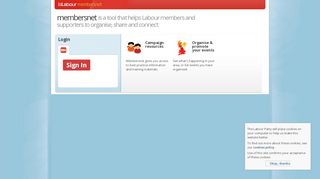 
                            2. Login | Membersnet | - The Labour Party