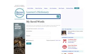 
                            8. Login - Merriam-Webster's Learner's Dictionary