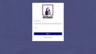 
                            4. Login - MiDash