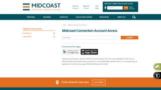 
                            8. Login - Midcoast Federal Credit Union