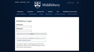 
                            10. Login - Middlebury Login