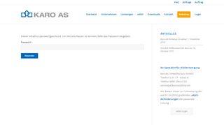 
                            3. Login Mitarbeiter | KARO AS UMWELTSCHUTZ GMBH