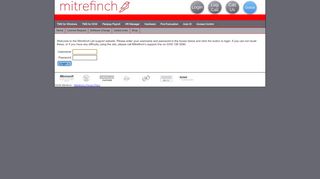 
                            2. Login - Mitrefinch Support Site