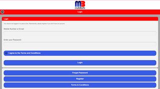 
                            8. Login - mobibets.co.za