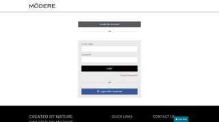 
                            2. Login - Modere.com