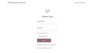 
                            5. login – MOPS Speaker Network - MOPS Leaders