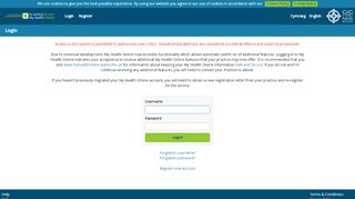 
                            11. Login - My Health Online