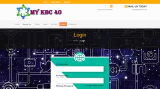 
                            4. Login - MY KBC 40