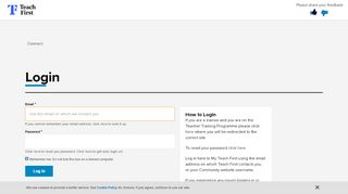 
                            1. Login | My Teach First