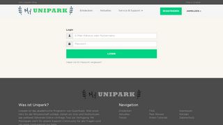 
                            7. Login – My Unipark