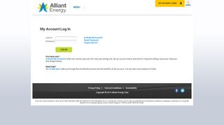 
                            3. Login - myaccount.alliantenergy.com