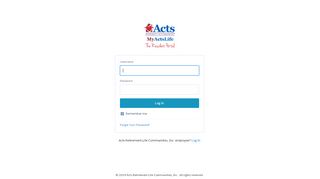 
                            6. Login | MyActsLife Portal